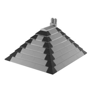 Bouwsteentjes Brictek dakpannen grijs - Roof Tiles - GiftDigger