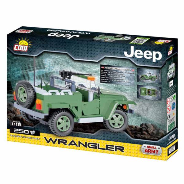 Bouwsteentjes 24260 jeep wrangler 1to18 box back