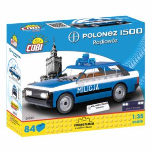 Bouwsteentjes 24533 polonez 1500 radiowoz police box front