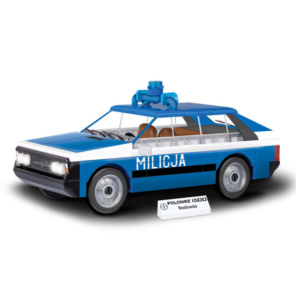 Bouwsteentjes 24533 polonez 1500 radiowoz police model front