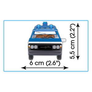 Bouwsteentjes 24533 polonez 1500 radiowoz police size front