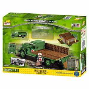 Bouwsteentjes 2455A mercedes benz l3000s cobi box back