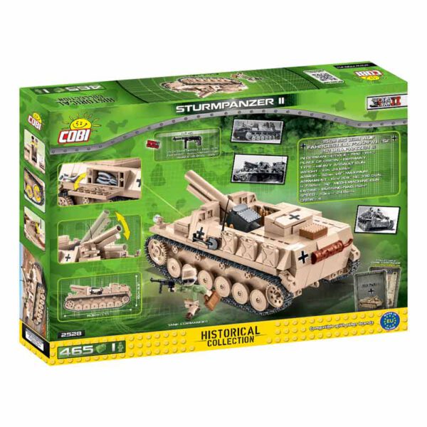 Bouwsteentjes 2528 sturmpanzer II box back cobi