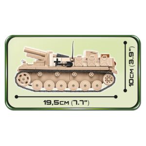 Bouwsteentjes 2528 sturmpanzer II size side cobi