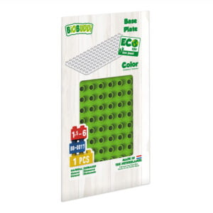 Bouwsteentjes biobuddi bb 0017 groen basisplaat in verpakking