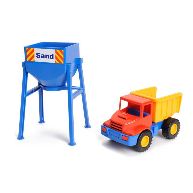 Speelgoed Kiepauto met trechter