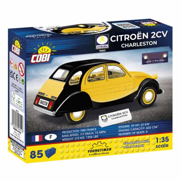 Citroën 2CV Type Charleston - Verpakking achterkant - Cobi Youngtimer Collection - GiftDigger