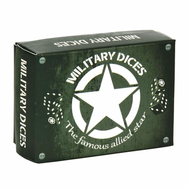 Militaire dobbelstenen - Allied Star - giftbox