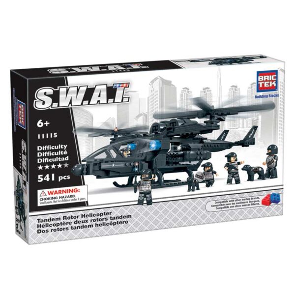 S.W.A.T. - Tandem Rotor Helicopter - Verpakking - Brictek - GiftDigger