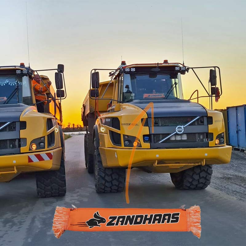 Zandhaas autosjaal - voorbeeld