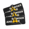 DANGER AHEAD geurhangers - 3 stuks
