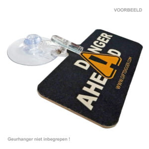 Zuignap met klem - inzet voorbeeld