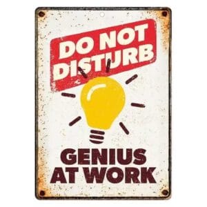 Bordje - do not disturb genius at work