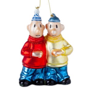 Buurman en Buurman glazen kerstbal