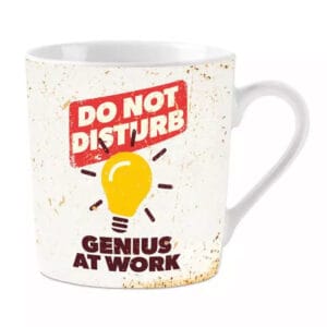 Do Not Disturb Genius At Work Mok - middelgroot - Verpakking