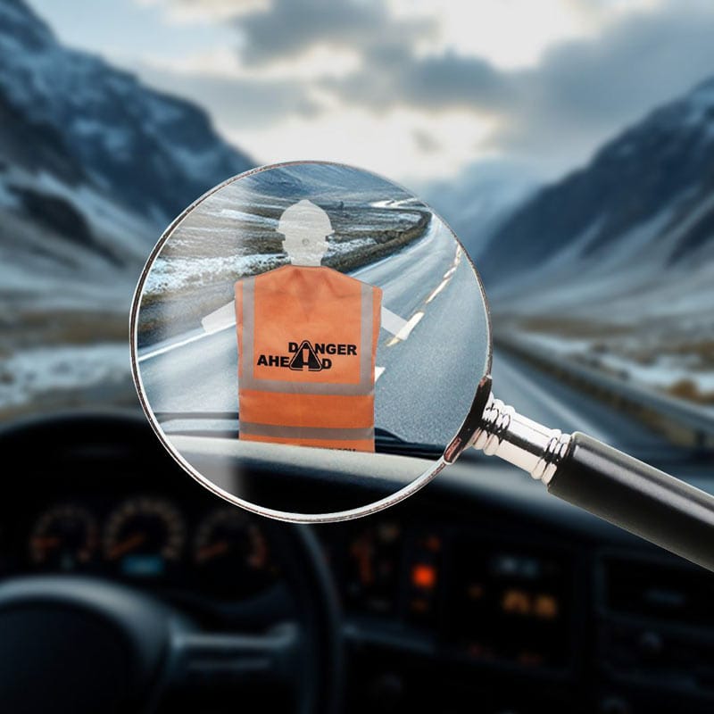 DANGER AHEAD mini veiligheidshesje - Afbeelding 2