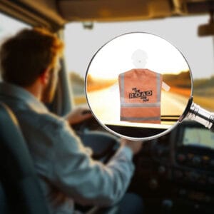 Alternative view of ON THE ROAD FOR YOU mini veiligheidshesje