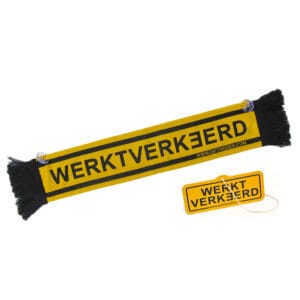 WERKTVERKEERD autosjaal en geurhanger